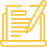 Copywriter yellow icon