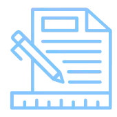 Website Design blue icon