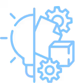 Content Strategy blue icon